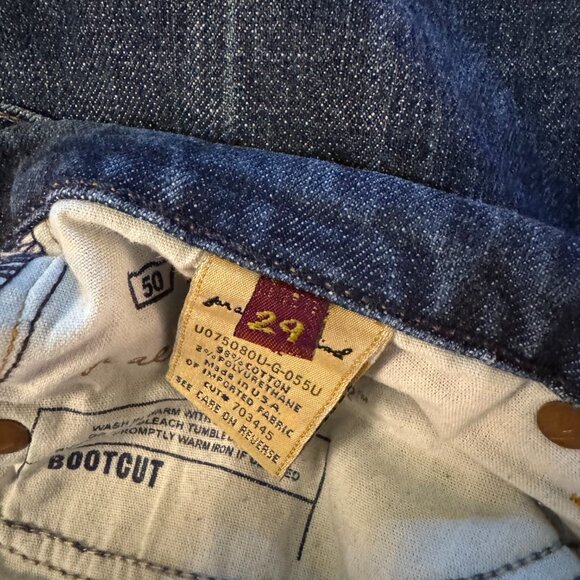 7 For All Mankind Bootcut Jeans Women’s Size 29 Blue Medium Wash Denim Made USA - Picture 14 of 14